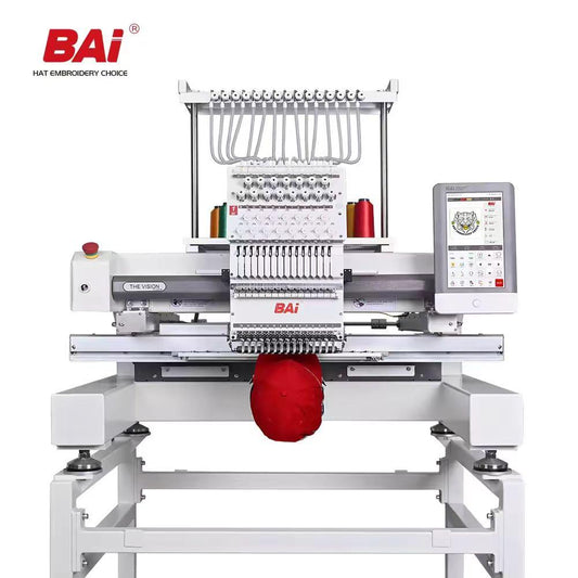 Vision BAi Commercial Embroidery Machine For High Volume Garment Production